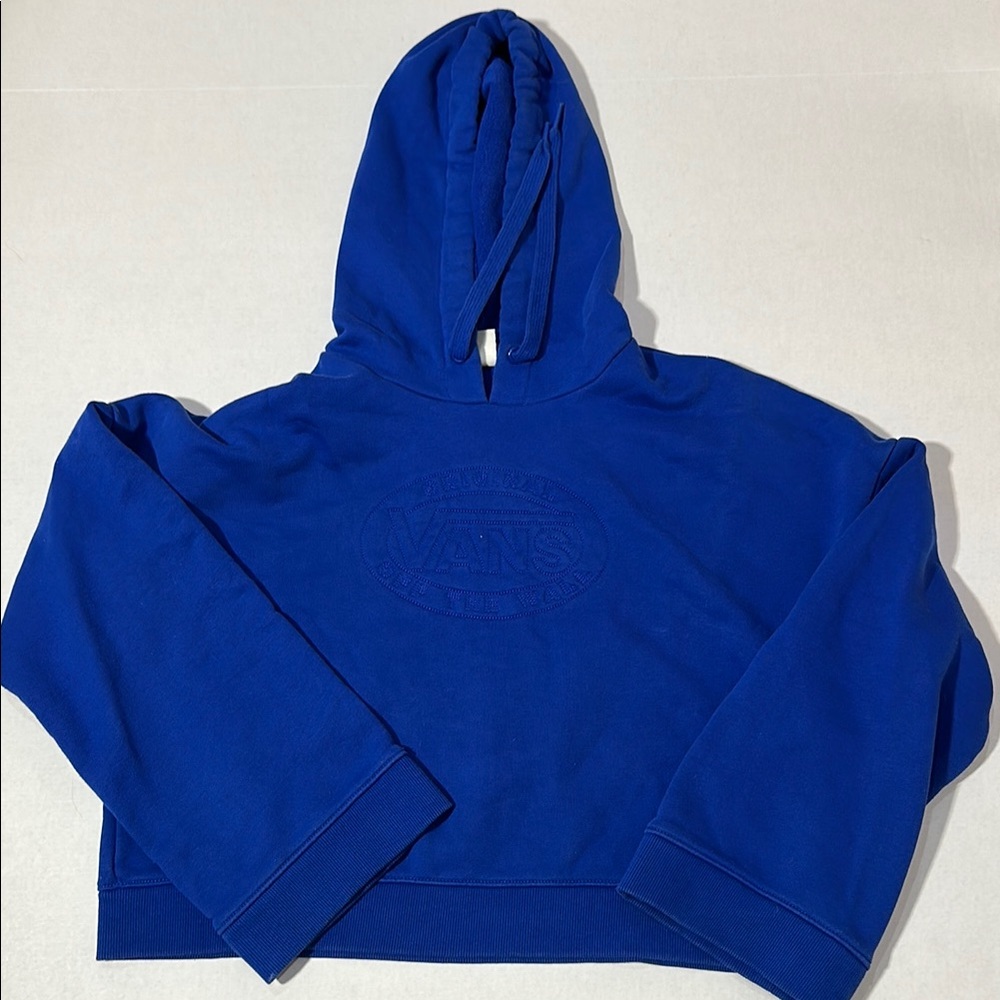 Vans Junction Surf The Web Crop Hoodie Small